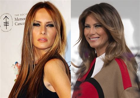 melania trump jeune|Lévolution beauté de Melania Trump